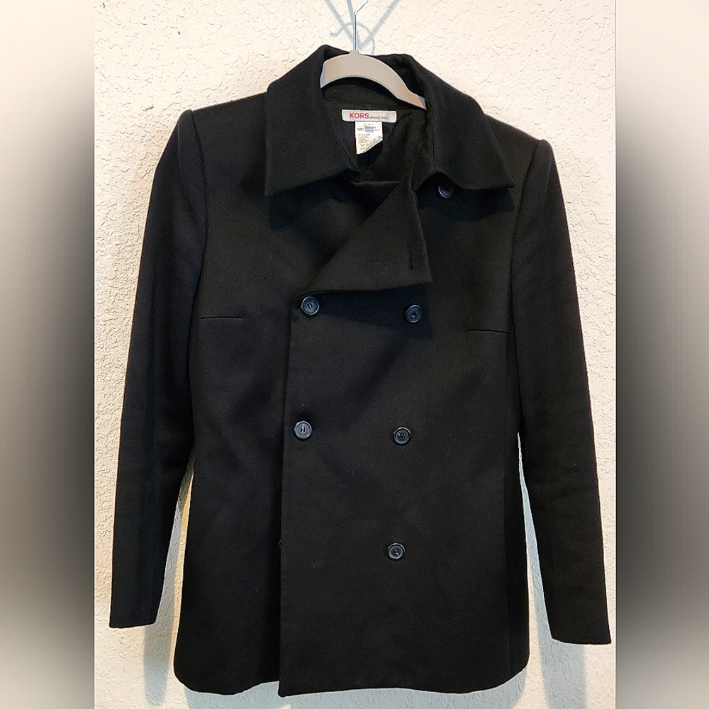 KORS MICHAEL KORS Pea Coat in Black ⚫️